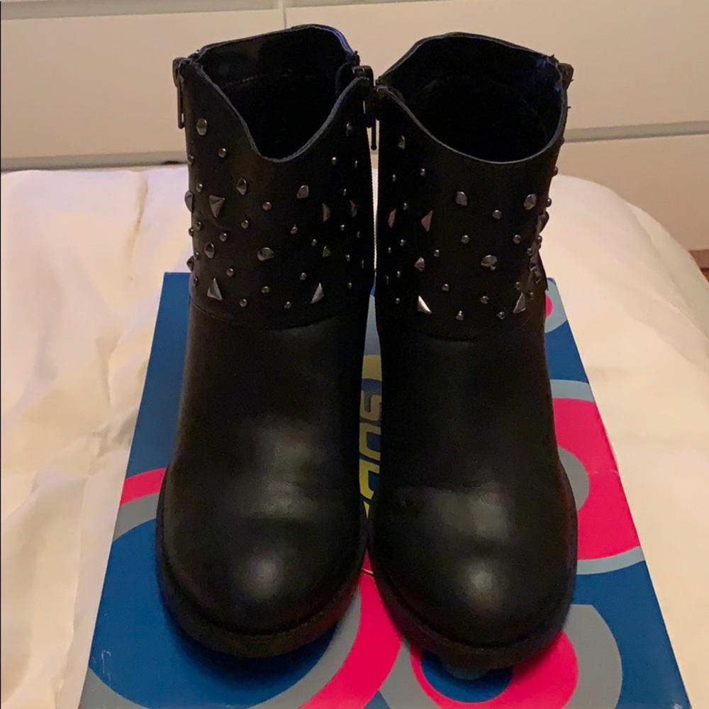 Soda studded booties